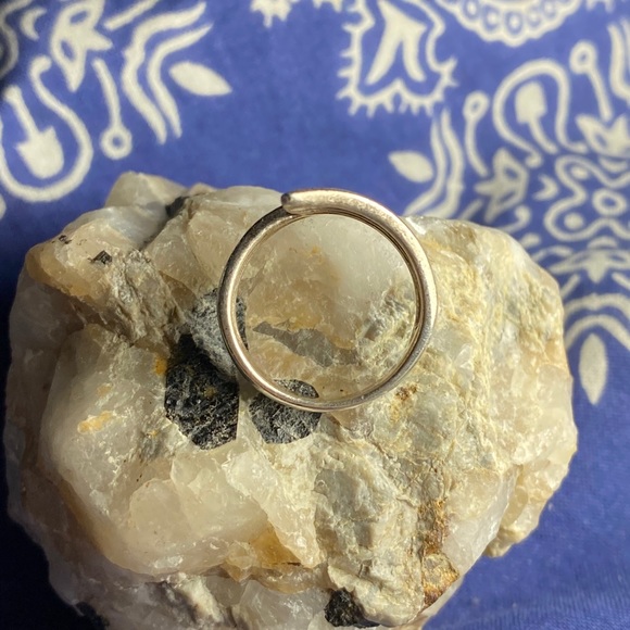 Sterling Silver Geometric Wrap Ring Unmarked - Picture 5 of 5